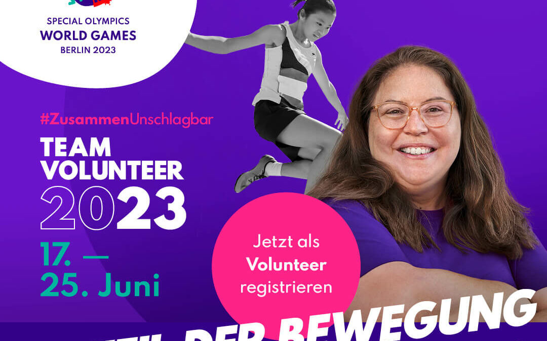 Ricerca di volontari*e per gli Special Olympics World Games 2023 – IL Mitte